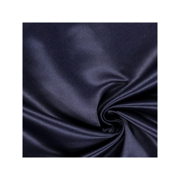 Location chemin de table Satin - Bleu marine