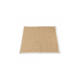 Location chemin de table Carre - Jute et dentelle