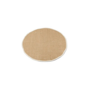 Location chemin de table Rond - Jute et dentelle