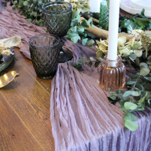 Chemin de table Cheesecloth- MAUVE