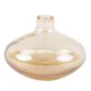 Vase Izaac verre fumé ambré