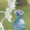 Vase Noam verre bleu orage