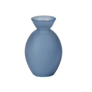 Vase Noam verre bleu orage