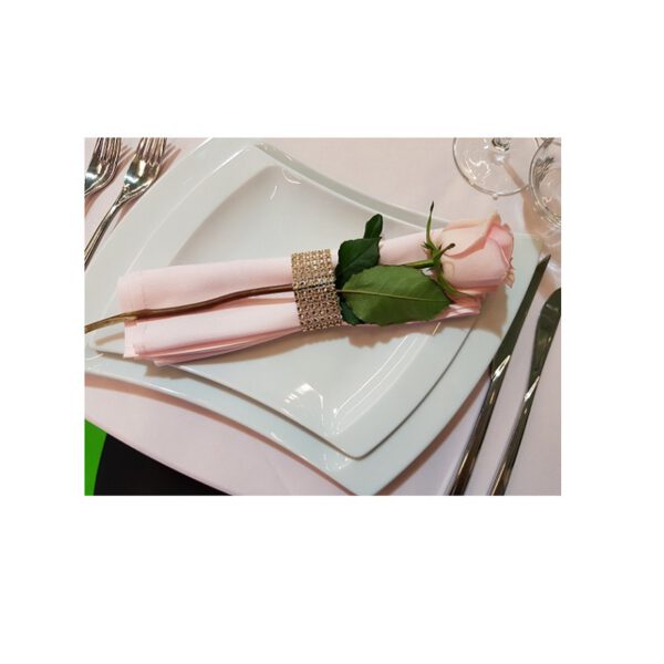 7008-1-1 Serviette en tissus- Rose pâle