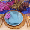 Serviette en tissus - Bleu canard