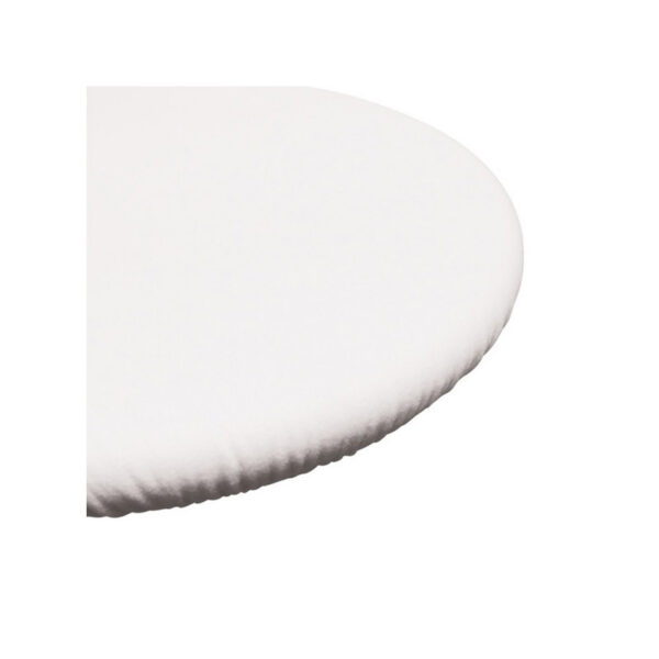 Location molleton Rond - Blanc