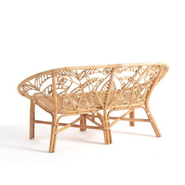 Location banquette en rotin Arabesque