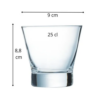 Verrine / coupelle en verre Shetland -25cl