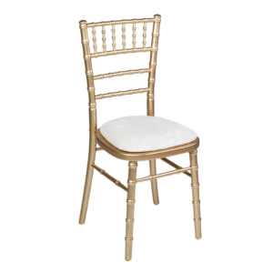 Location chaise Chivari dorée