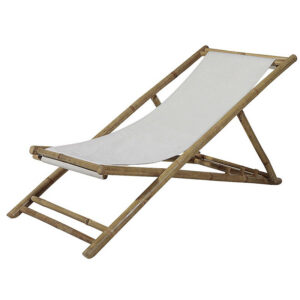 Location chaise longue bambou