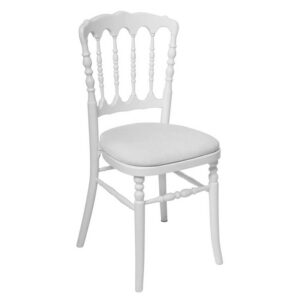 Location chaise napoléon blanche