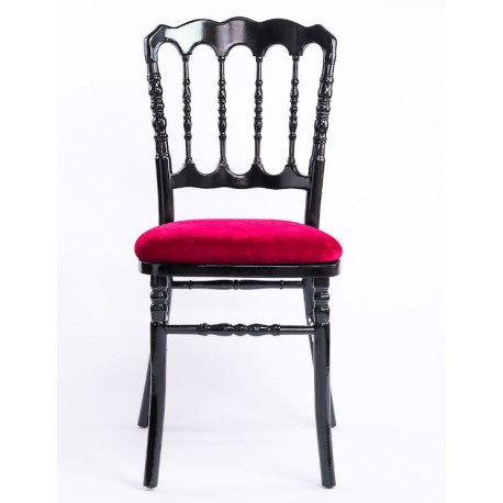 Location chaise Napoléon noire
