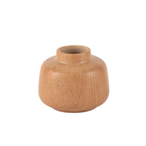 Vase CHATAIGNE effet bois (Ø8x13,5cm)