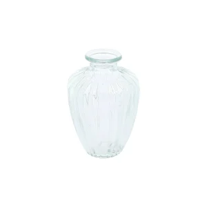 Vase/Fiole JEANNE transparent (ø7.5x H10.5cm)