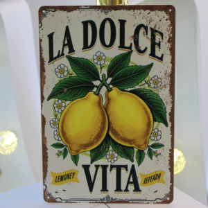 Pancarte décorative "Dolce vita"