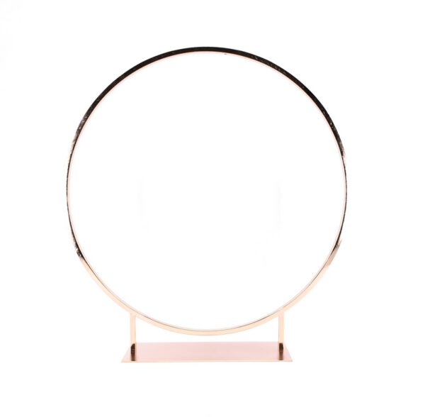 Location cercle centre de table - Gold/rose D60cm