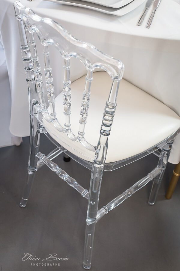 Location chaise Napoléon plexi transparente