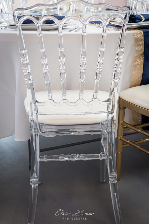 Location chaise Napoléon plexi transparente