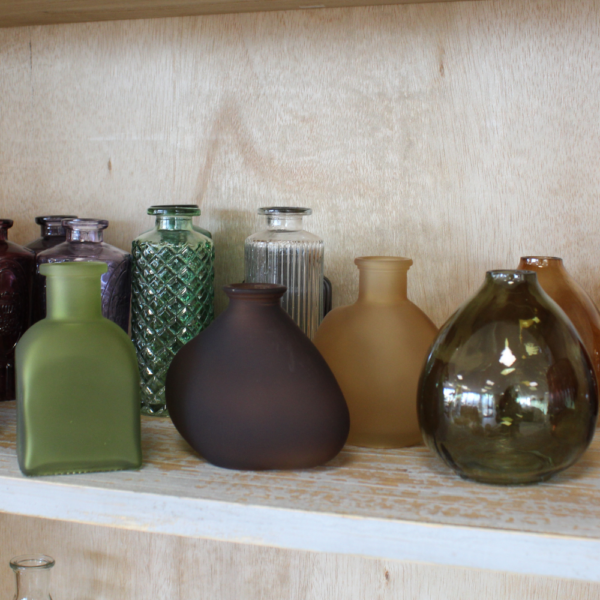 Vase Tom verre chocolat