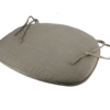 Location galette de chaise en lin (pour chaise bistrot)