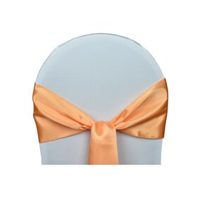 Location nœud de chaise Satin - Corail