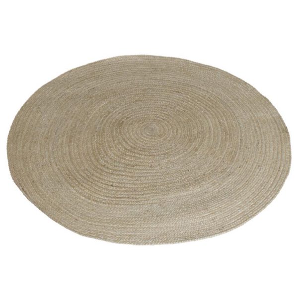 Location tapis rond de jute classique D 120 cm