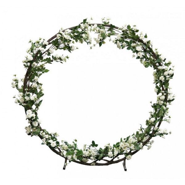 Location Arche ronde fleurie "Romantica"