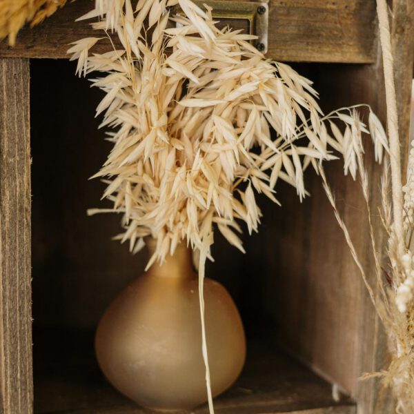 Vase Assia verre camel
