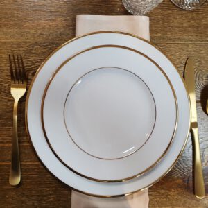 Location assiette Filet Or -D21cm