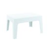 Location table basse lounge Box - Blanc