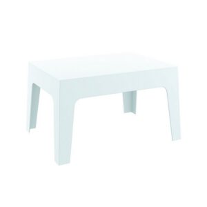 Location table basse lounge Box - Blanc