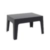 Location table basse lounge Box - Noir
