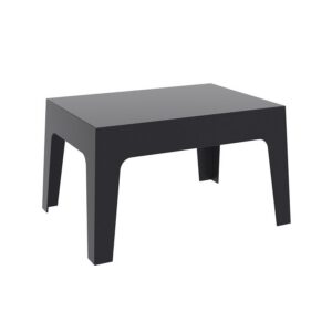 Location table basse lounge Box - Noir