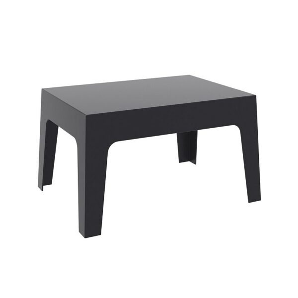 Location table basse lounge Box - Noir