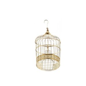 Location cage à oiseau dorée
