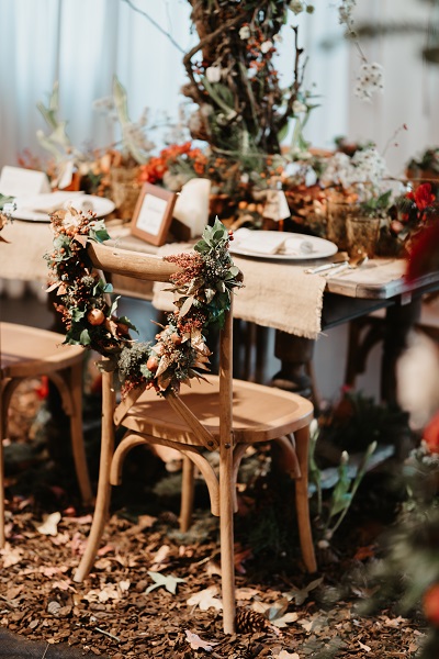 Location chaise bistrot Wood - Bois clair