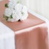 Location chemin de table Satin - Rose poudre