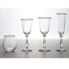 Verre à eau LYSE -liseret Or 35cl