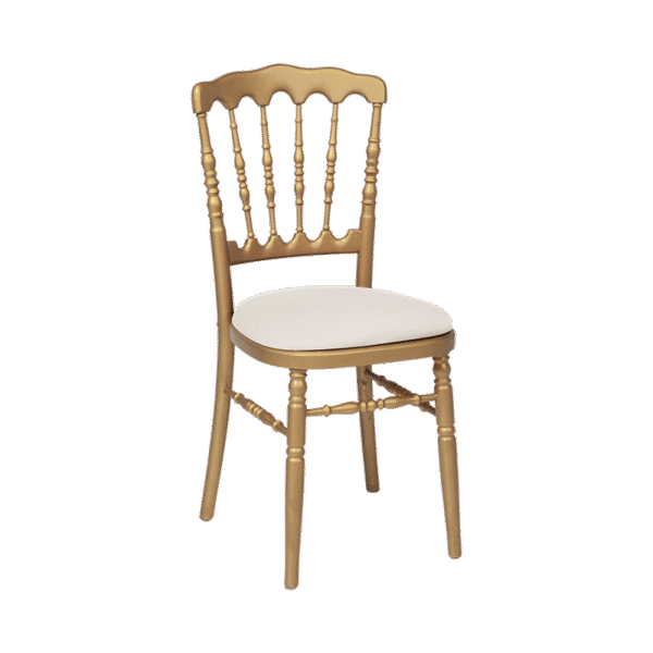 napodore Location chaise Napoléon dorée