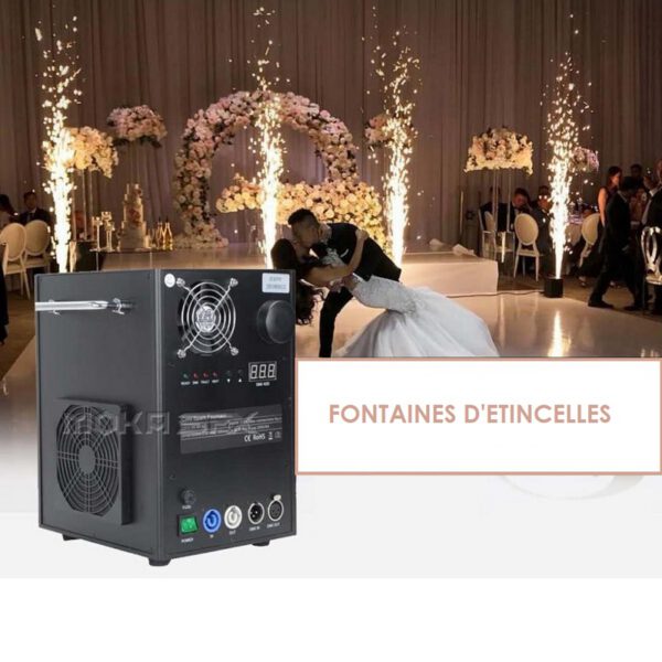 Location fontaine d'étincelles