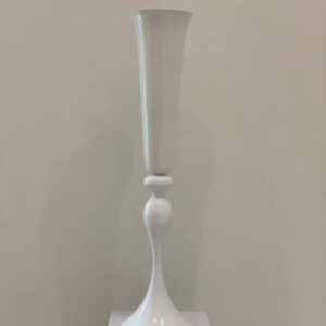 Location vase tulipe blanc H 78 cm