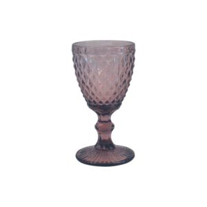 Location verre sur pied DIAMOND - Rose/ Purple