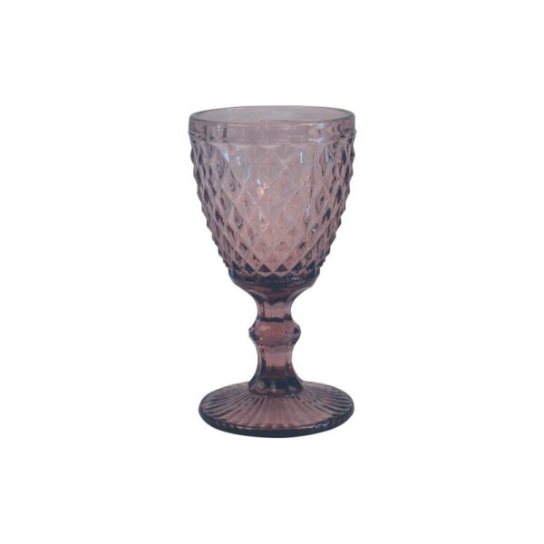 Location verre sur pied DIAMOND - Rose/ Purple