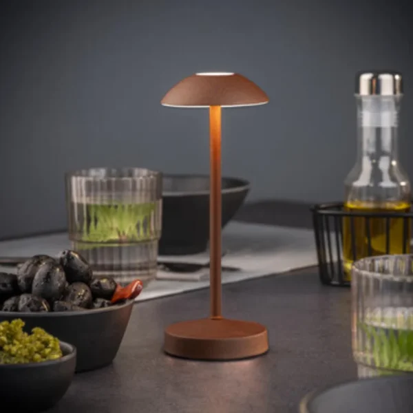 Lampe led à poser ALVA rouillée (H22.5cm) Lampe led à poser ALVA rouillée (H22.5cm)