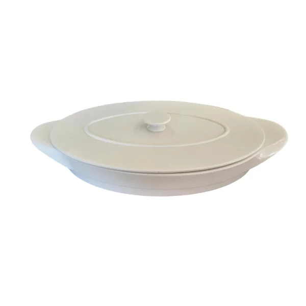 Plat ovale blanc -Gamme Fusion