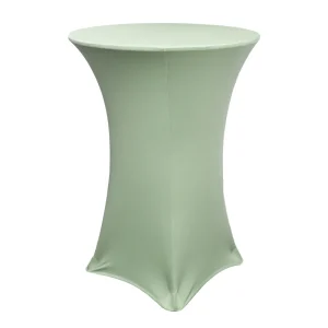 Housse mange-debout lycra -D80cm -SAUGE