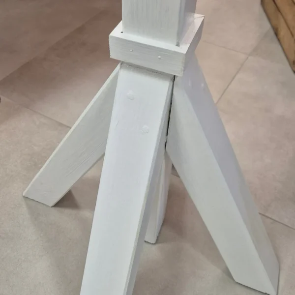Pupitre en bois blanc- BOHO (design carré)