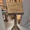 Pupitre en bois blanc- BOHO (design carré)