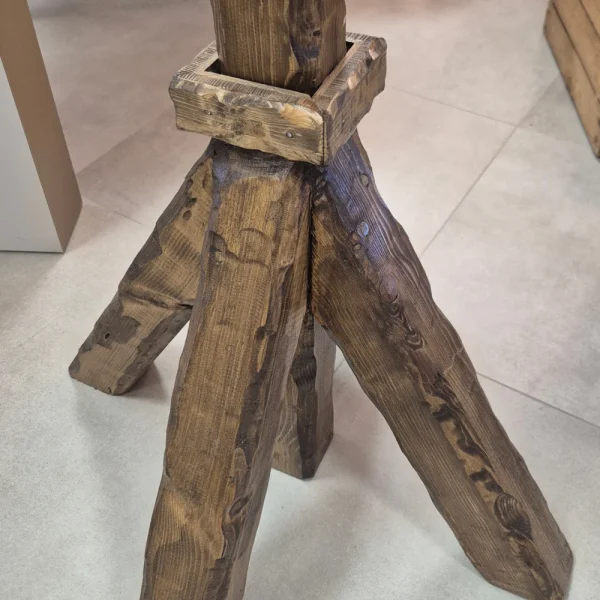 Pupitre en bois blanc- BOHO (design carré)