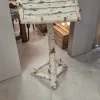 Pupitre en bois blanc- BOHO (design carré)